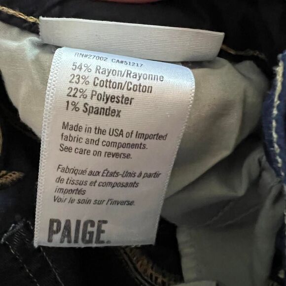 PAIGE Premium Denim Dark Wash Ankle Skinny Jeans (Size 26) - Picture 8 of 8